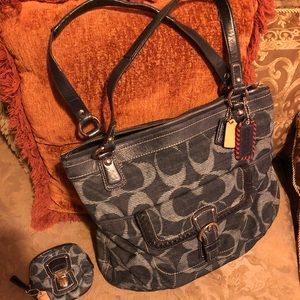 Authentic Coach purse....minor fading on back